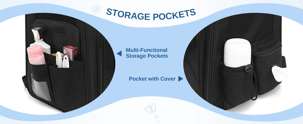 Dogat Pet Backpack Portable  & Breathable Cat/dogs Carrier with Mesh Window Foldable