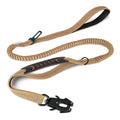 Reflective Anti-Shock Leash with Car Seatbelt – Total Safety for Large and Strong Dogs