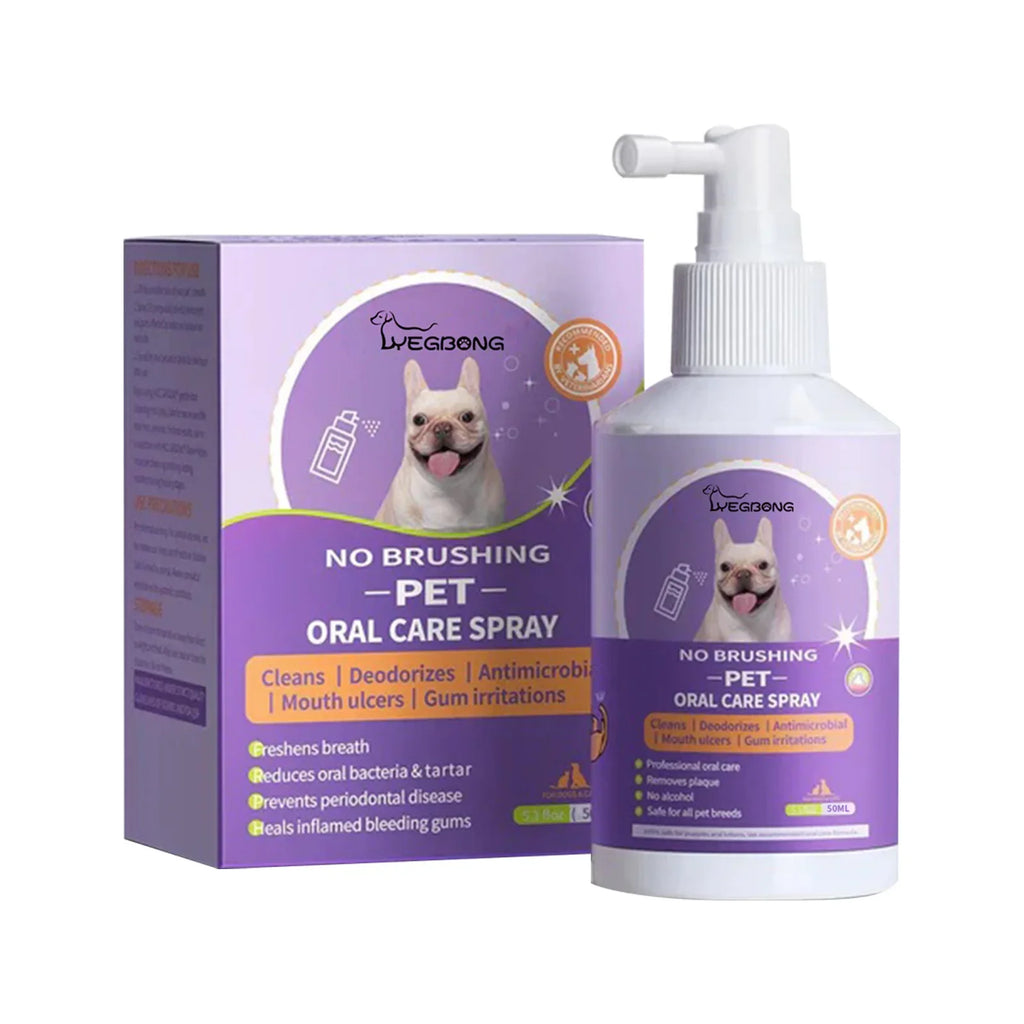50ml Pet Oral Spray – Say Goodbye to Bad Breath Forever!