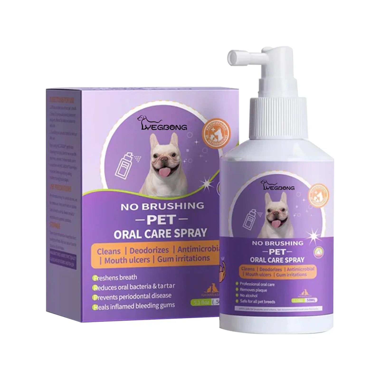 50ml Pet Oral Spray – Say Goodbye to Bad Breath Forever!