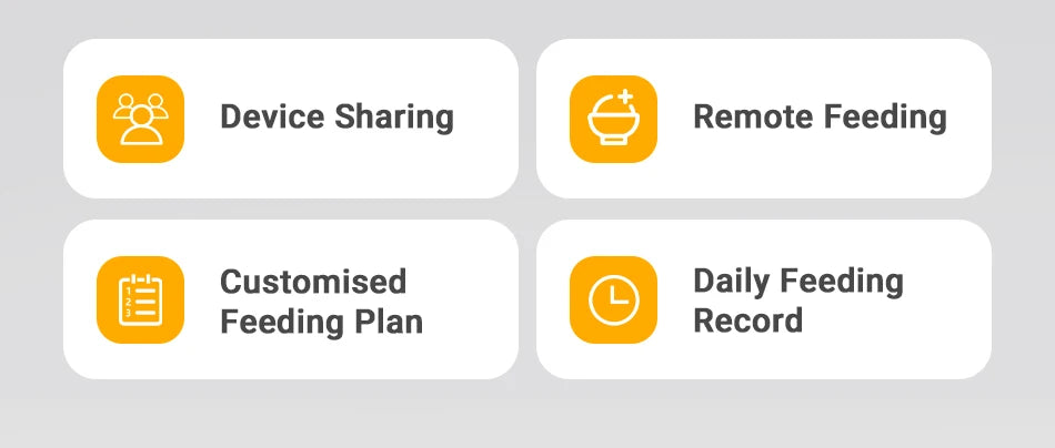 Wi-Fi Enabled ROJECO 2L Pet Feeder: Precise Portions for Cats & Dogs Remotely