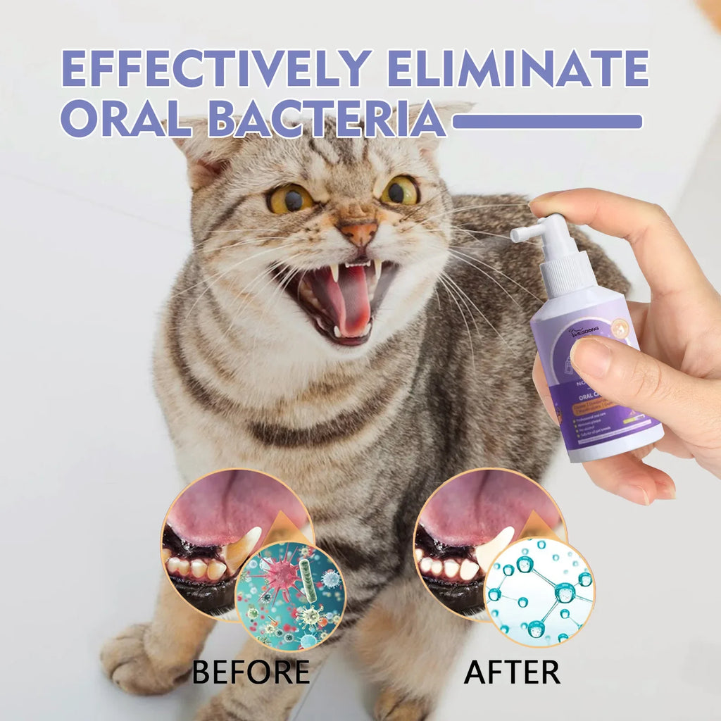 50ml Pet Oral Spray – Say Goodbye to Bad Breath Forever!