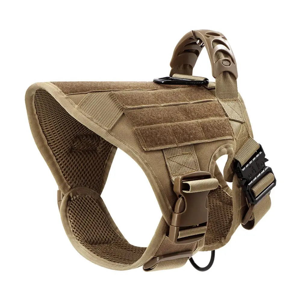 Military Large Dog Harness Training Pet Vest for French Bulldog