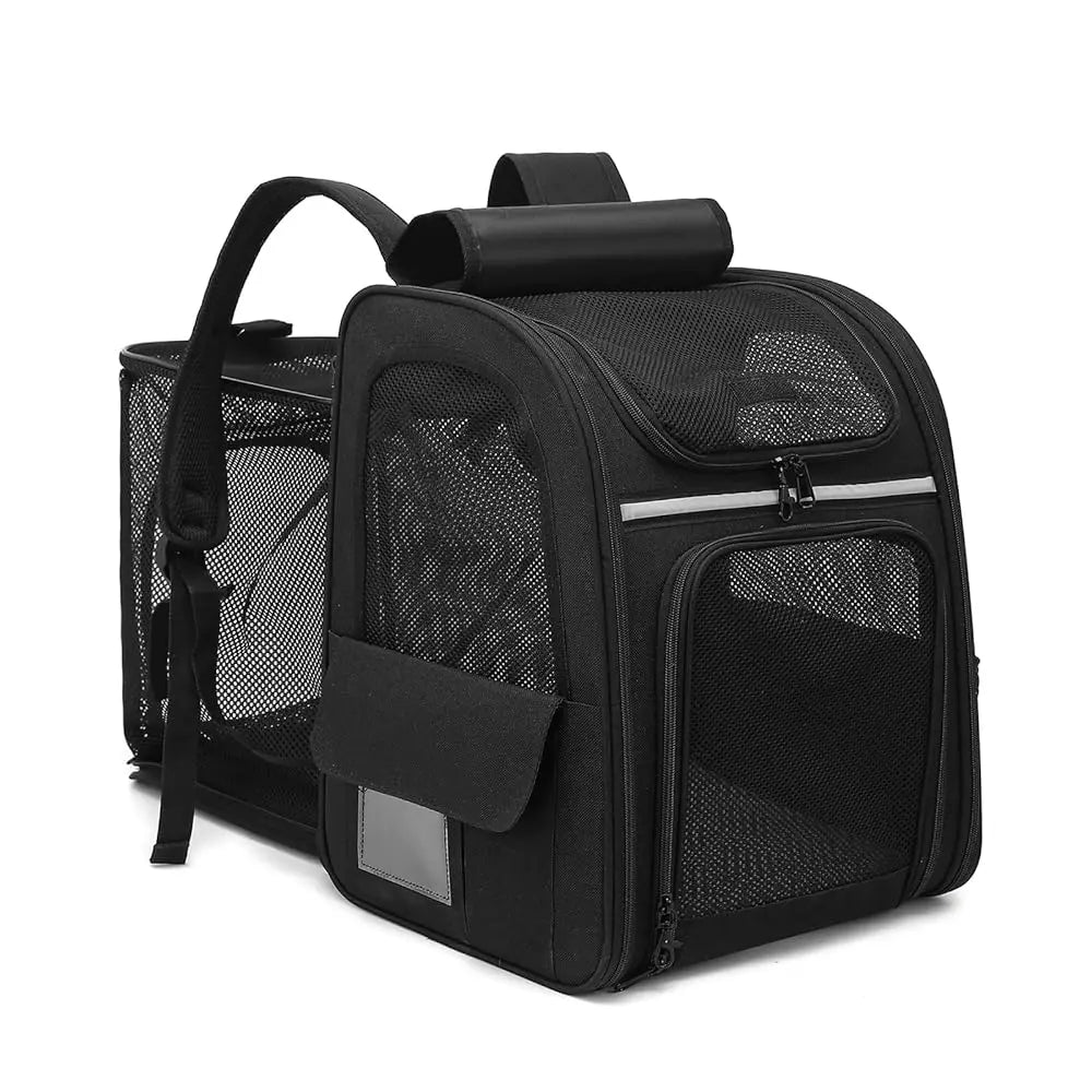 Dogat Pet Backpack Portable  & Breathable Cat/dogs Carrier with Mesh Window Foldable