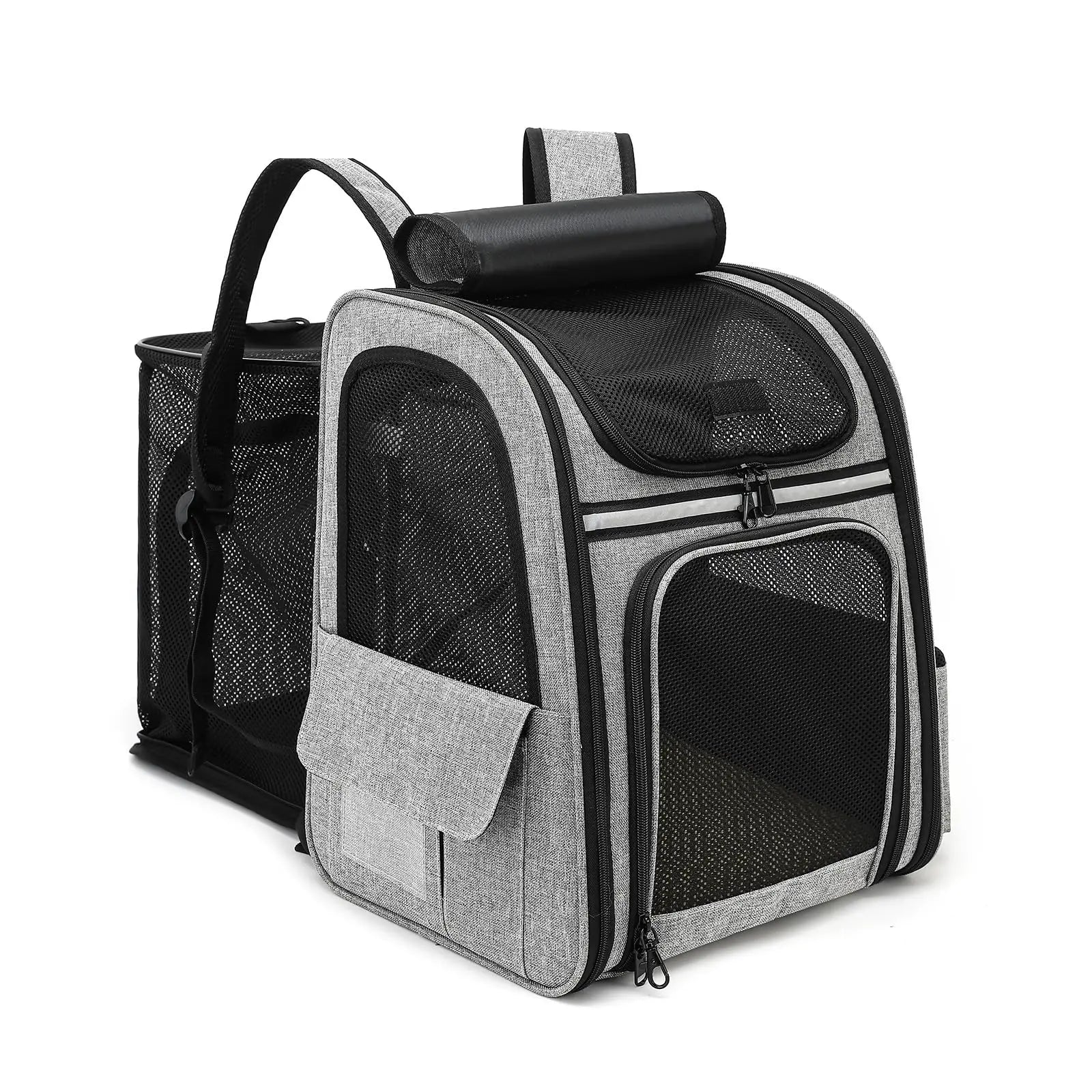 Dogat Pet Backpack Portable  & Breathable Cat/dogs Carrier with Mesh Window Foldable
