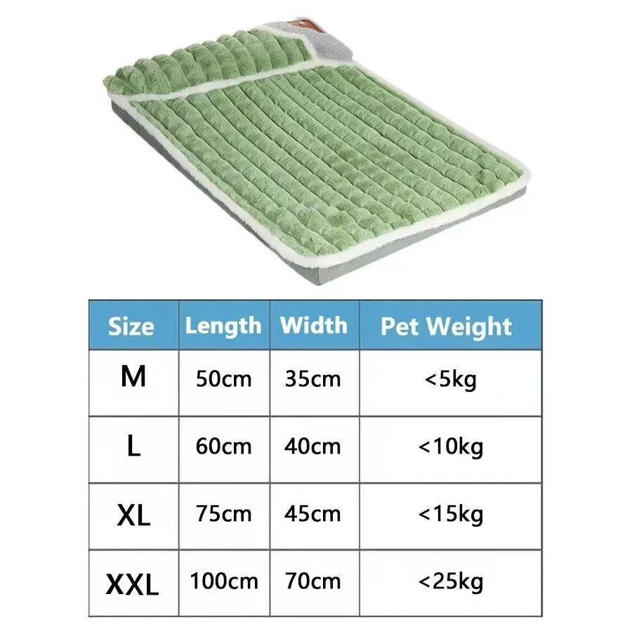 Machine Washable Dog Bed Removable Orthopedic Puppy Cushion Winter Memory Foam Dog Pillow For Small Medium Large Dogs And Cats