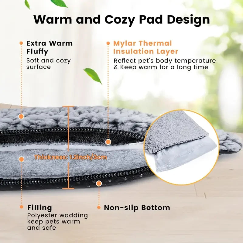 Cozy No-Electric Self-Warming Blanket: Keep Your Puppy or Kitten Toasty All Winter!"