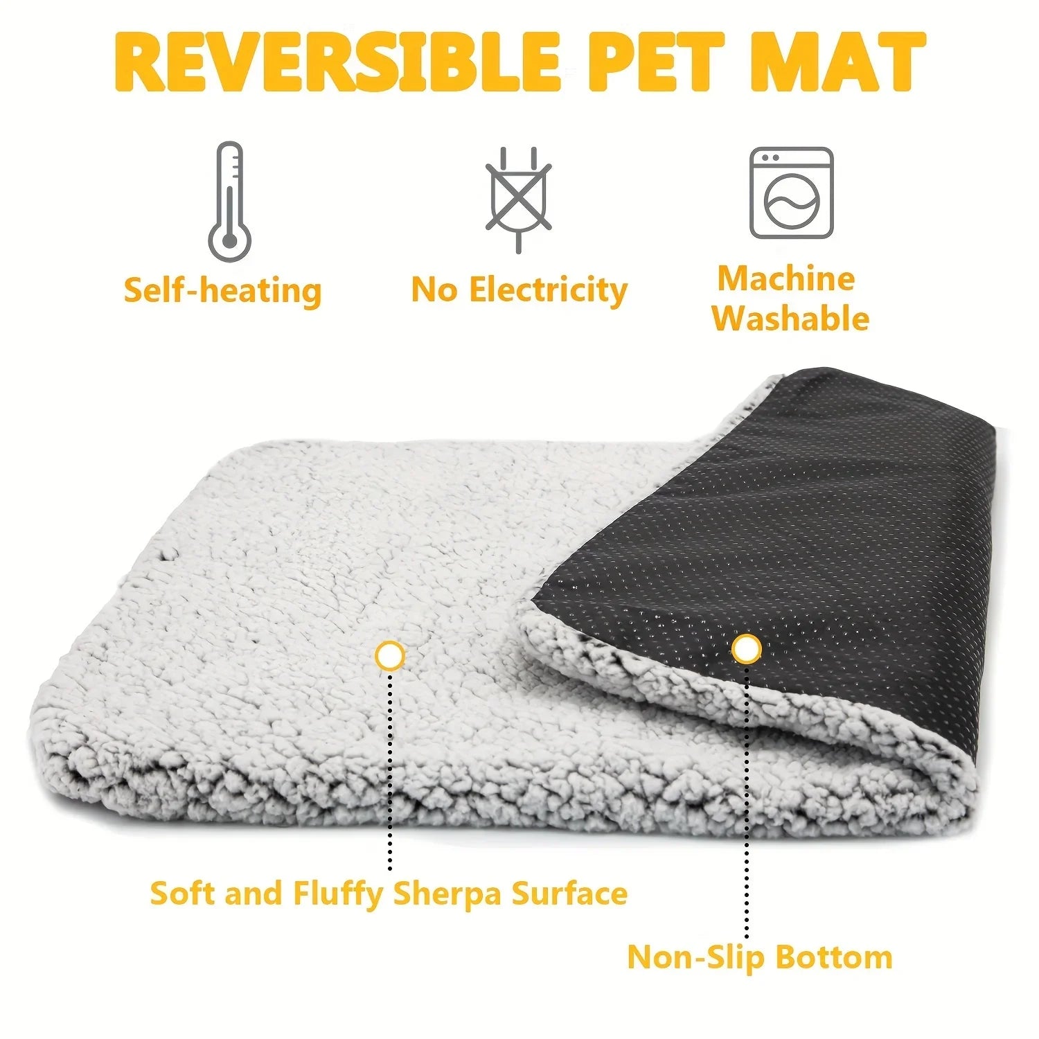 Cozy No-Electric Self-Warming Blanket: Keep Your Puppy or Kitten Toasty All Winter!"